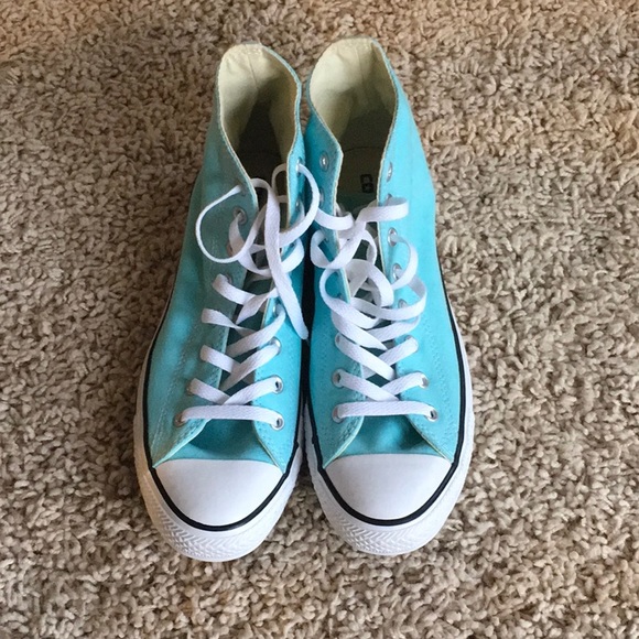 tiffany blue converse high tops